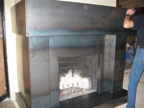 how to clean the metal box inside of a firebox|How to Clean a Metal Fireplace Surround .